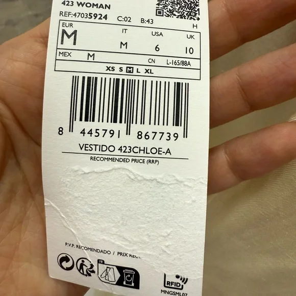 Mango Exclusive Collection Cream Dress - Picture 3 of 3